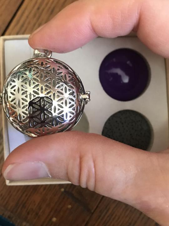 Diffuser Necklace Flower of Life (large)