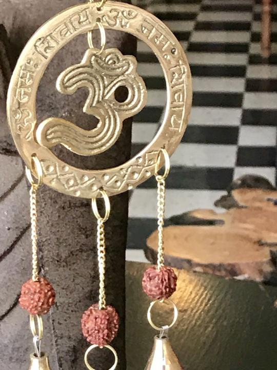 Brass Wind Chime with OM Symbol
